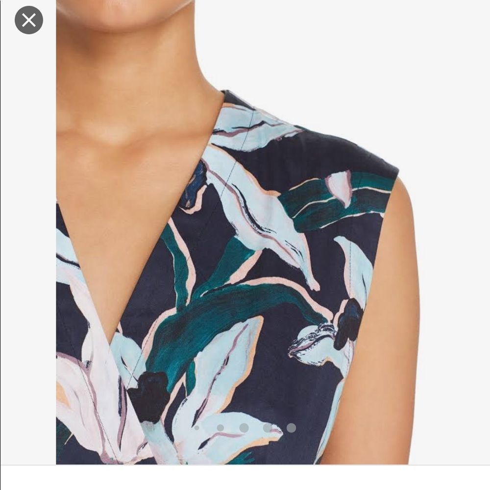 Tory Burch cotton wrap dress. - Picture 4 of 9